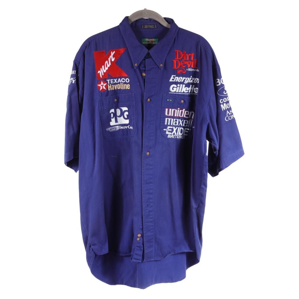 Appraisal: MARIO ANDRETTI KMART TEXACO HAVOLINE RACING CREW SHIRT ARMPIT-TO-ARMPIT LMario