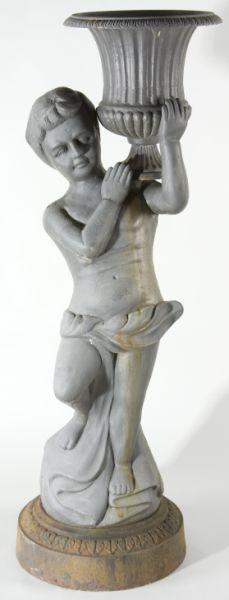 Appraisal: Cast Iron Garden Statue first half of the th century