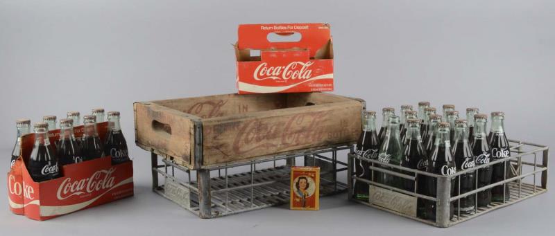 Appraisal: Lot Of Coca Cola Soda Items Includes - deck of