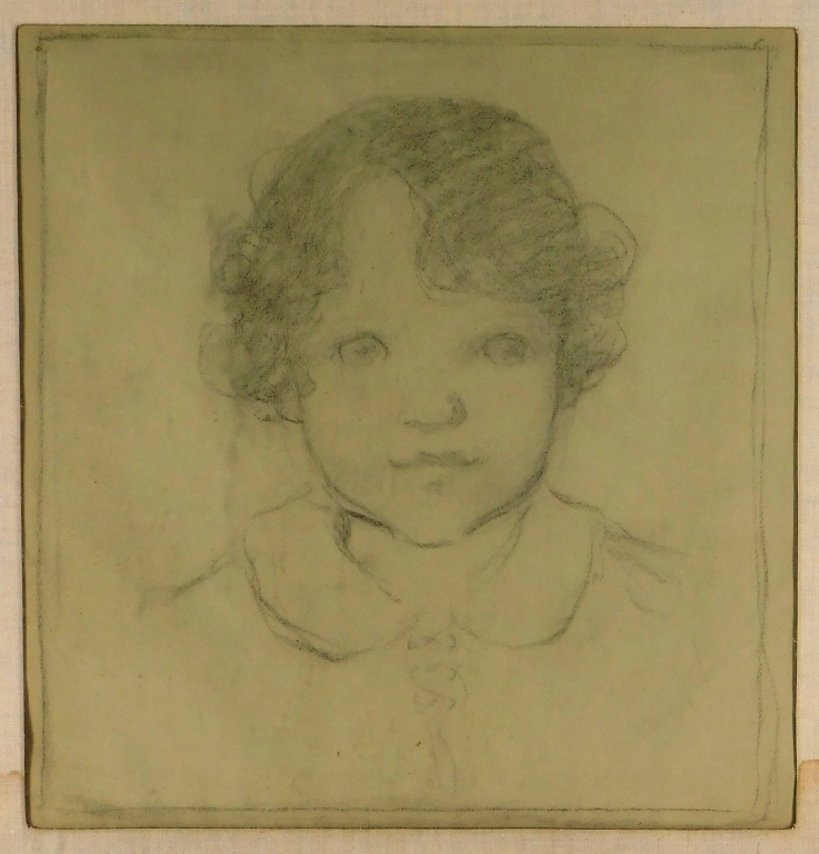 Appraisal: JESSIE WILLCOX SMITH STUDY DRAWING OF A YOUNG GIRL Pennsylvania