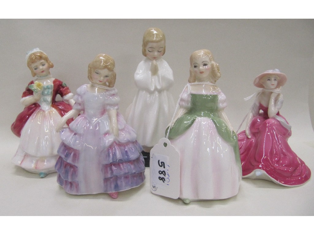 Appraisal: Four Doulton figures Valerie HN Penny HN Rose HN and