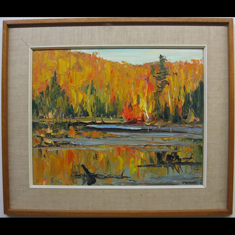 Appraisal: MURRAY MCCHEYNE STEWART - CANADIAN THE RIVER - HALIBURTON OIL