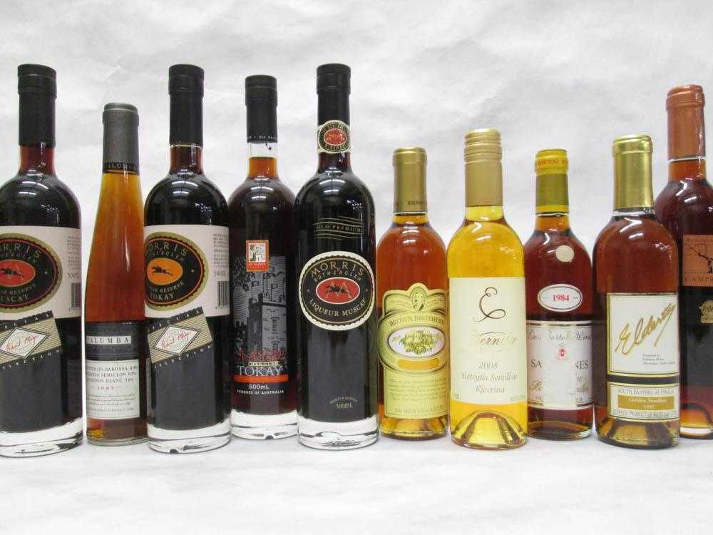 Appraisal: FORTY-THREE HALF-SIZE BOTTLES OF AUSTRALIAN DESSERT WINES Eternity Botrytis Semillon