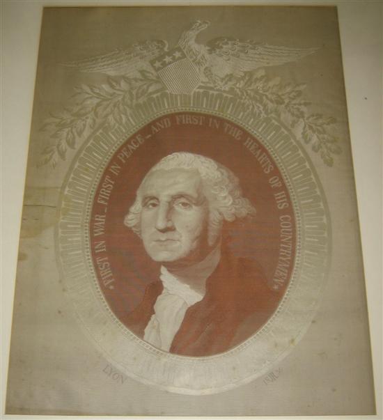 Appraisal: WASHINGTON GEORGE--PRINTS First in War First in Peace and First