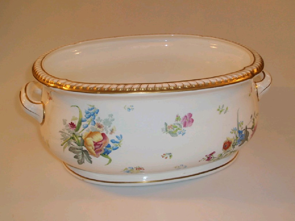 Appraisal: A Victorian oval two handled foot bath by T Goode