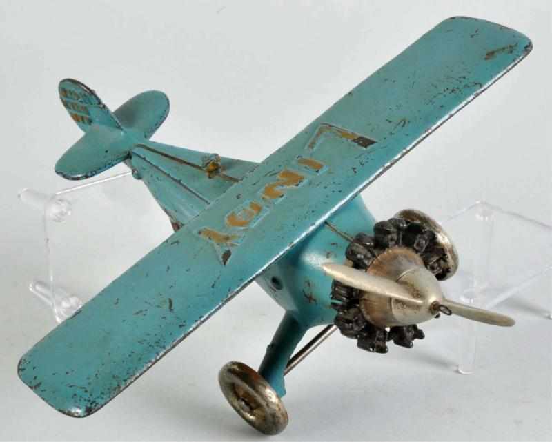 Appraisal: Cast Iron Hubley Lindy Airplane Toy Description American Largest size