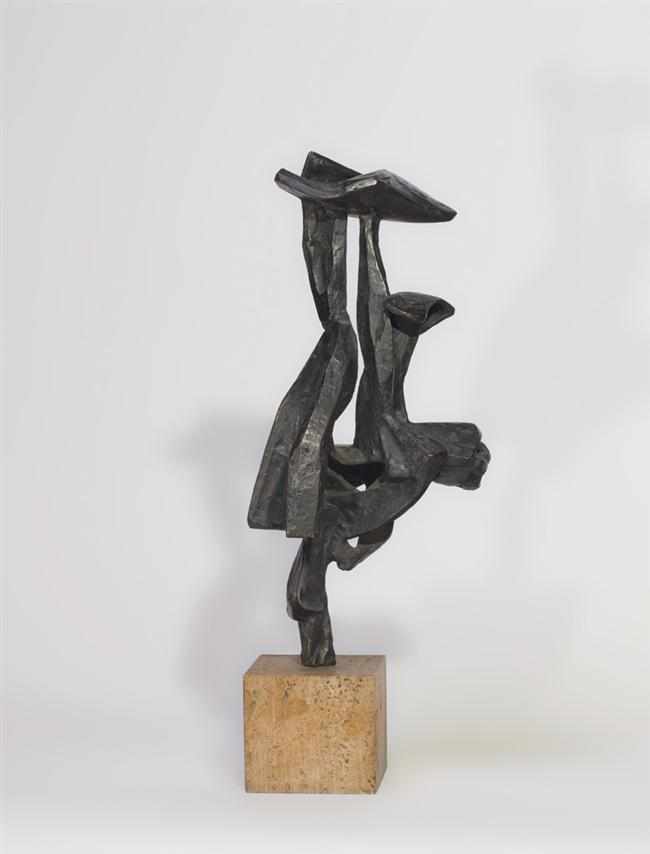 Appraisal: DIMITRI HADZI American - Untitled bronze signed and numbered III