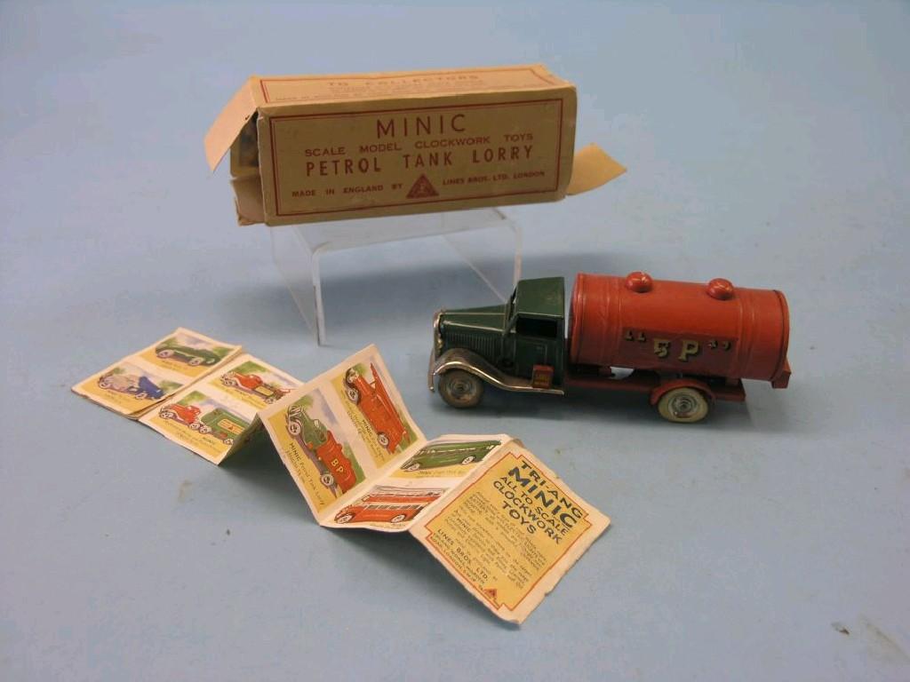 Appraisal: Tri-Ang Minic M BP Petrol Tank Wagon pre-war with chrome