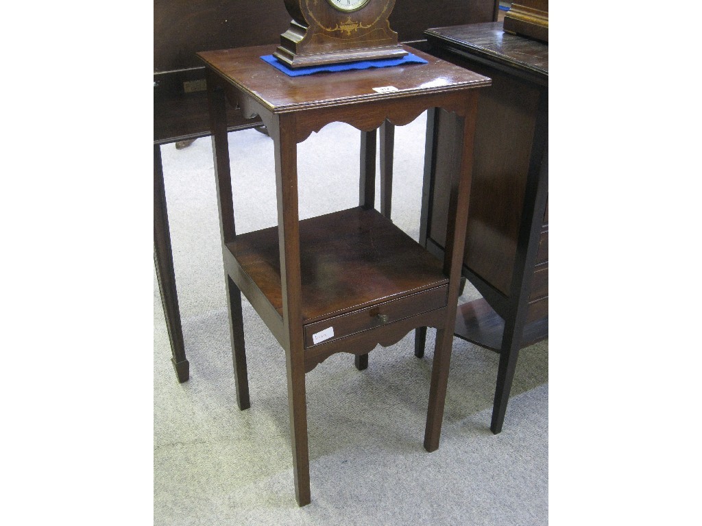 Appraisal: Mahogany pot stand