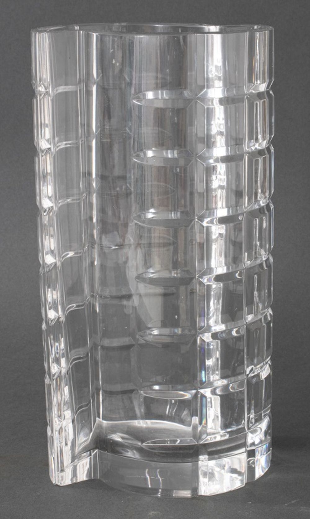 Appraisal: TIFFANY CO CRYSTAL VASE S Tiffany Co Crystal Vase s