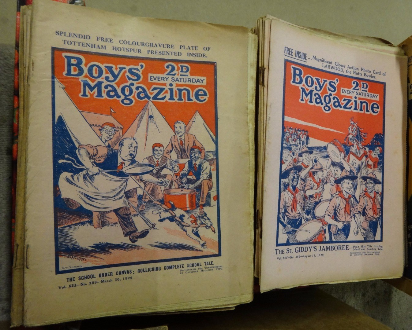 Appraisal: BOY'S MAGAZINE - issues from vols iv - xiv -