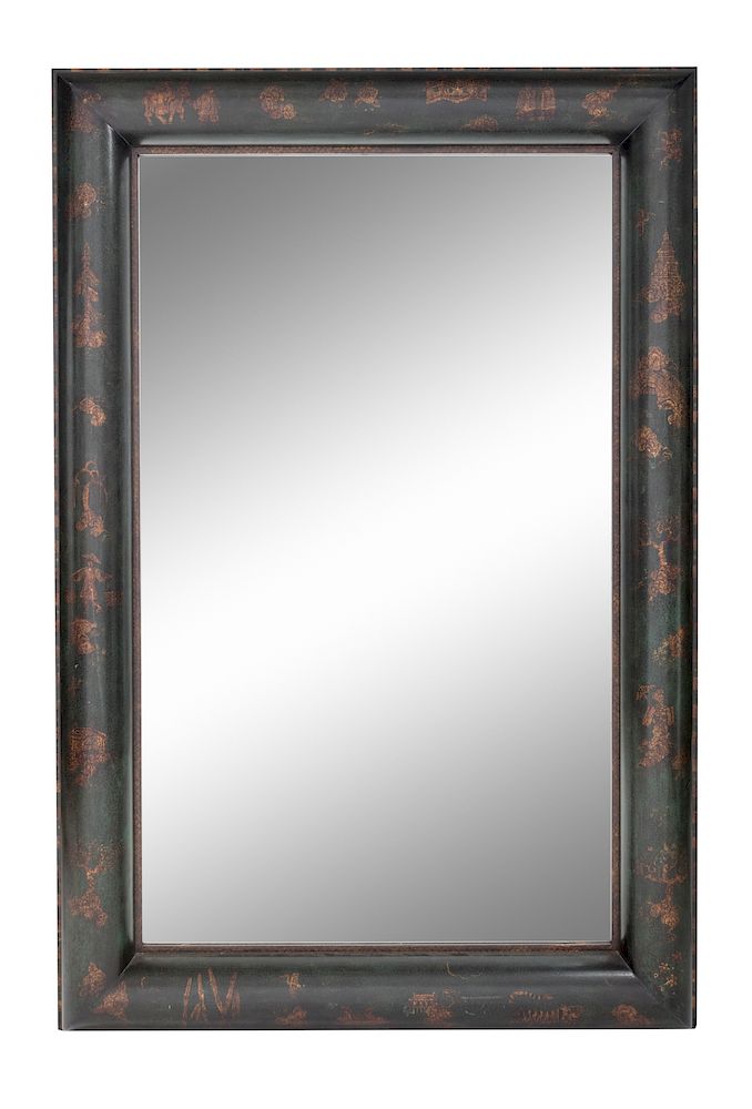 Appraisal: A Large Modern Wall Mirror Height x width inches A