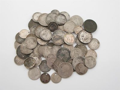 Appraisal: Miscellaneous British Milled Silver Coinage Shillings and smaller Charles II