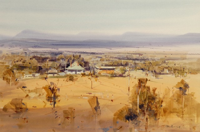 Appraisal: John Borrack born The Green Roof Mernda Victoria watercolour signed