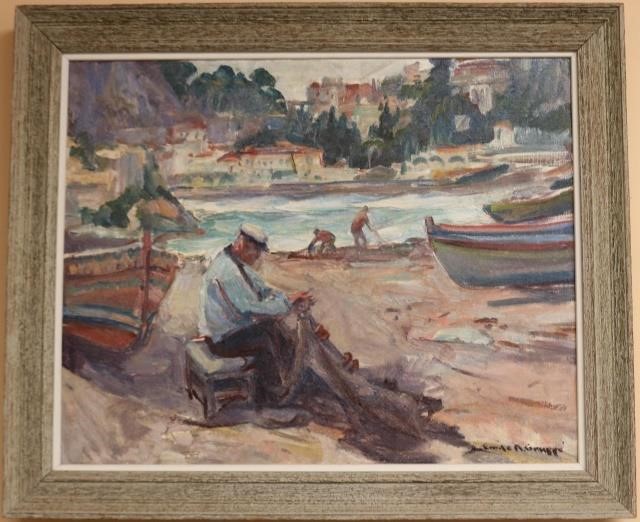 Appraisal: EMILE ALBERT GRUPPE - MA OIL PAINTINGON ARTIST'S BOARD DEPICTING