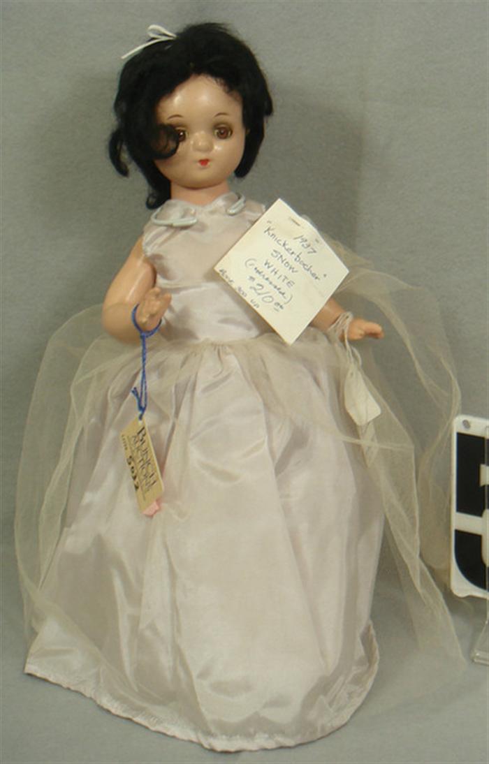 Appraisal: Knickerbocker Snow White Doll inches tall all composition some face