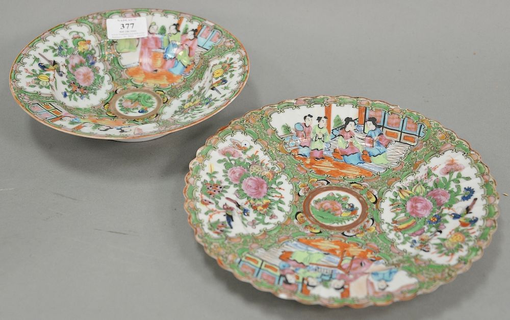 Appraisal: Twenty piece lot to include eleven export rose medallion bowls