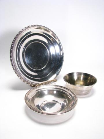 Appraisal: Four sterling silver table service items including a La Pieri