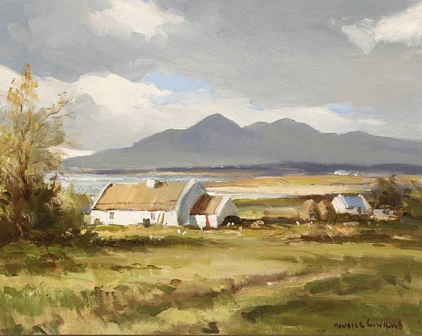 Appraisal: Maurice Canning Wilks Irish - A view of Tyrella County