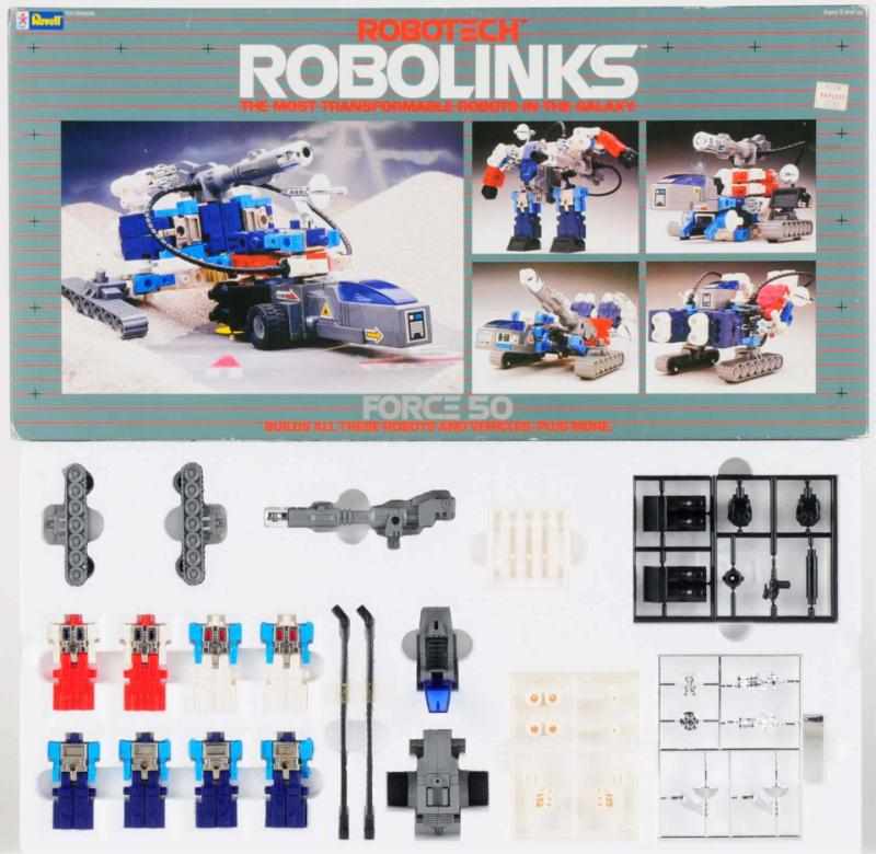 Appraisal: Lot of Takara Robotech Robots Includes Robolinks Force Robolinks Force