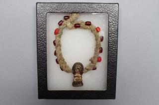 Appraisal: Antique Tibetan Monk Seal on Bracelet with stones