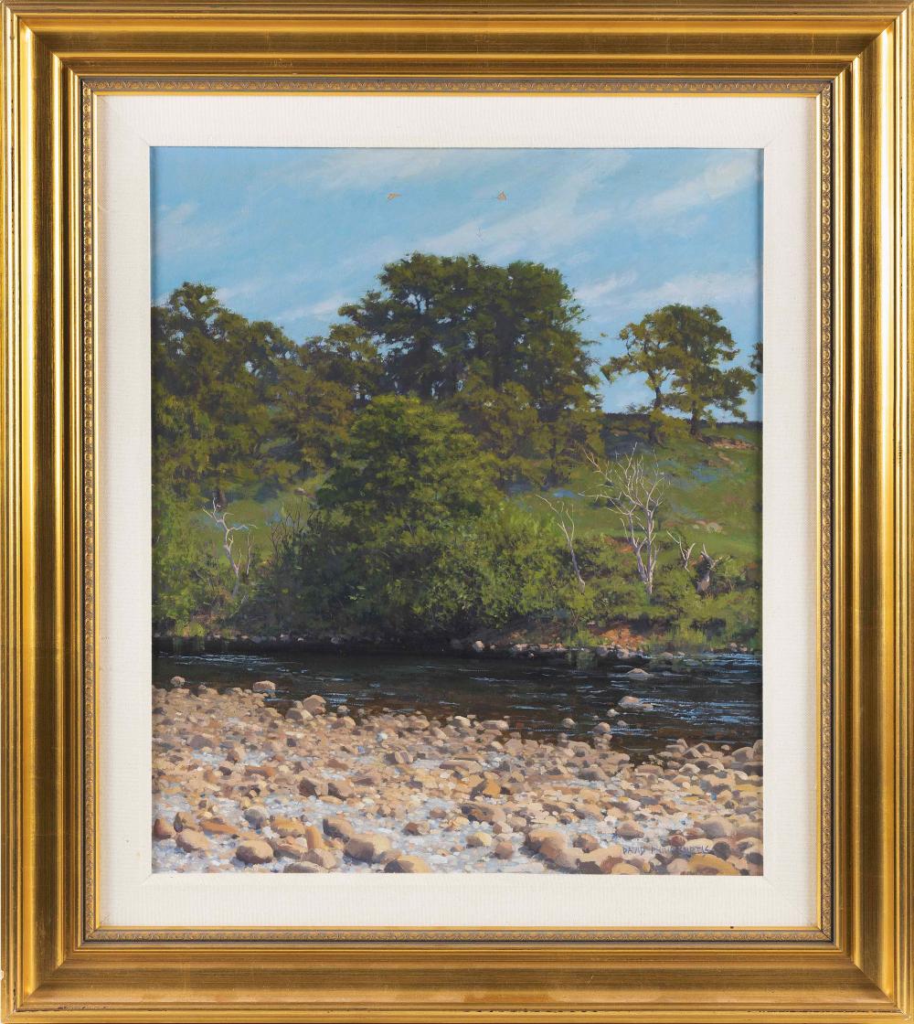 Appraisal: DAVID CURTIS MASSACHUSETTS B SUMMER STREAM OIL ON CANVAS X