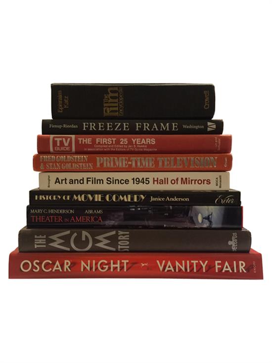 Appraisal: Sale Lot Nine Coffee Table Books Pertaining to Film Television