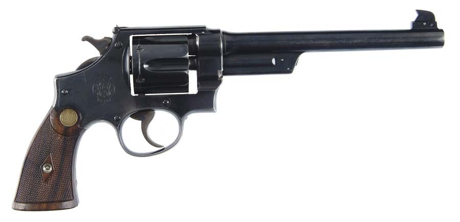 Appraisal: RARE SMITH WESSON TRIPLE LOCK TARGET DA REVOLVER Cal Spcl