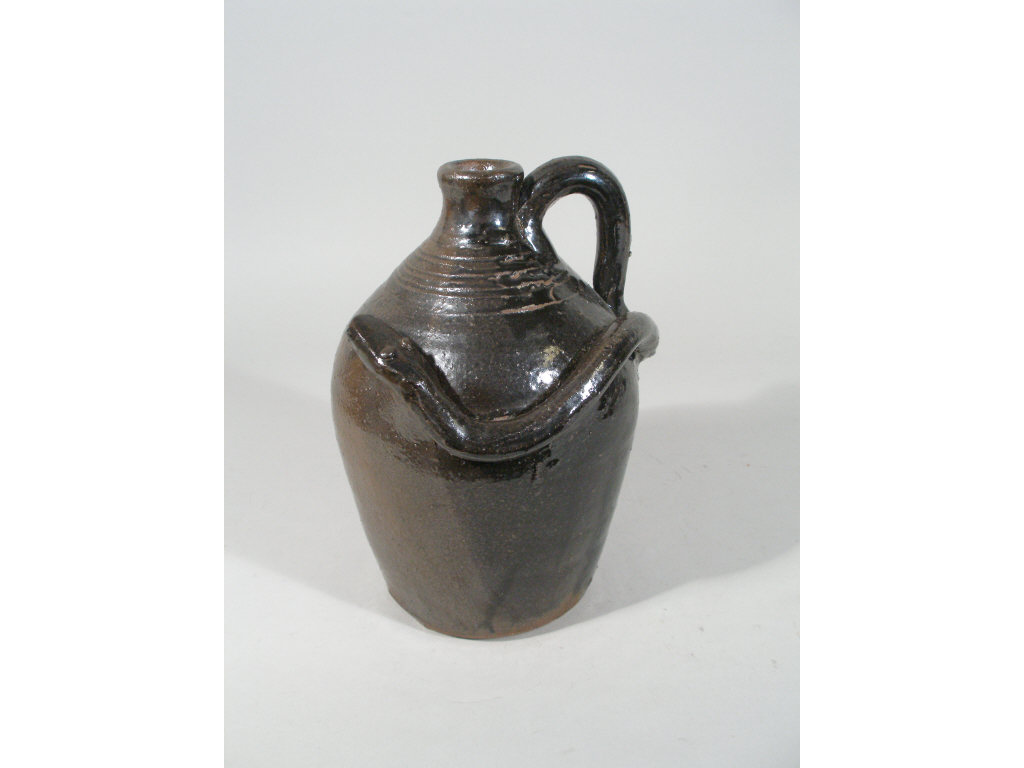 Appraisal: NC Folk Pottery Burlon Craig Snake Jug one gallon jug