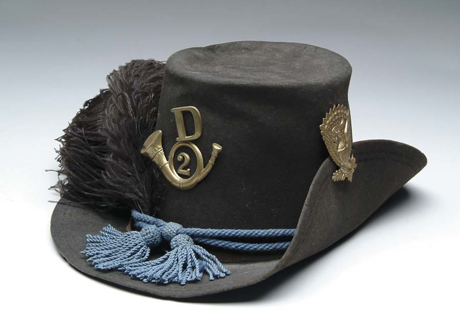 Appraisal: INFANTRY ENLISTED HARDEE HAT Hardee hat has blue worsted hat