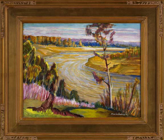 Appraisal: Amos Lee Armstrong American Louisiana - River Landscape oil on