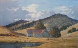 Appraisal: Leonard Long born Woolshed at Old Cavan Mountain Creek near