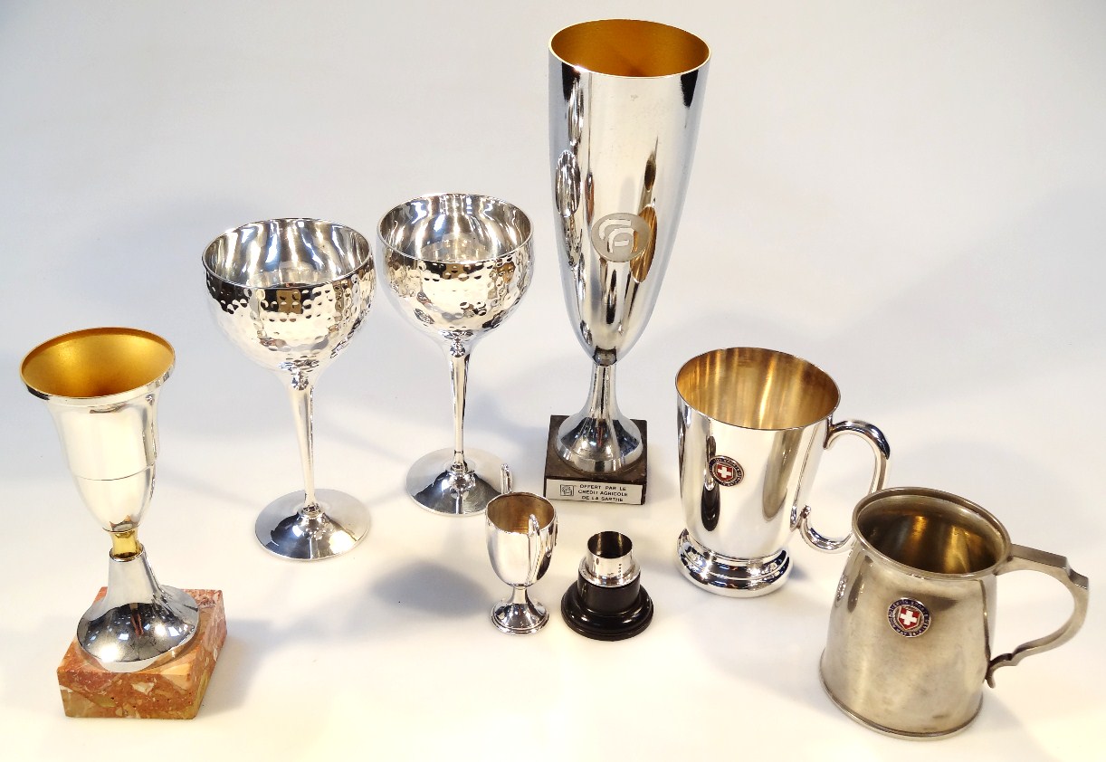 Appraisal: Various silver plate to include a pair of Arts and