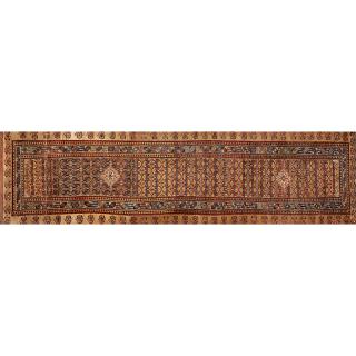 Appraisal: SERAB RUNNER Camel field with two small ivory medallions and