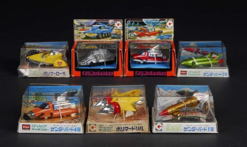 Appraisal: Lot of Die-Cast vehicles from Thunderbirds Description Japanese Made by