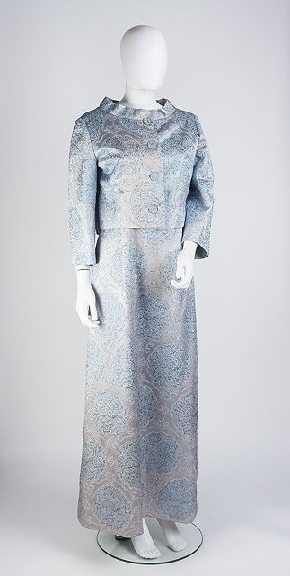 Appraisal: A s Norman Hartnell couture full length dress and jacket