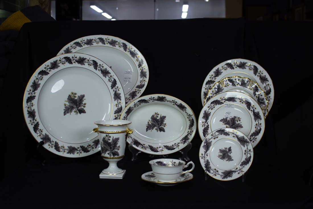 Appraisal: LOT OF A ROYAL CROWN DERBY BONE CHINA DINNER SERVICE