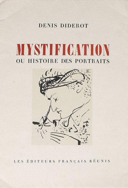 Appraisal: Denis DiderotMystification ou Histoire des Portraits inscribed and numbered in