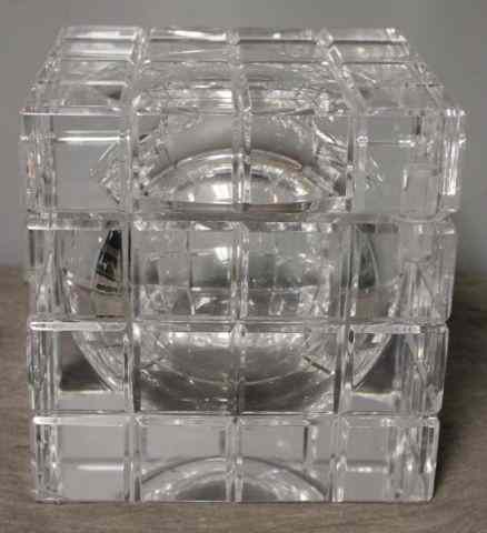 Appraisal: Midcentury Cube Ice Bucket From a Ridgewood Queens NY estate