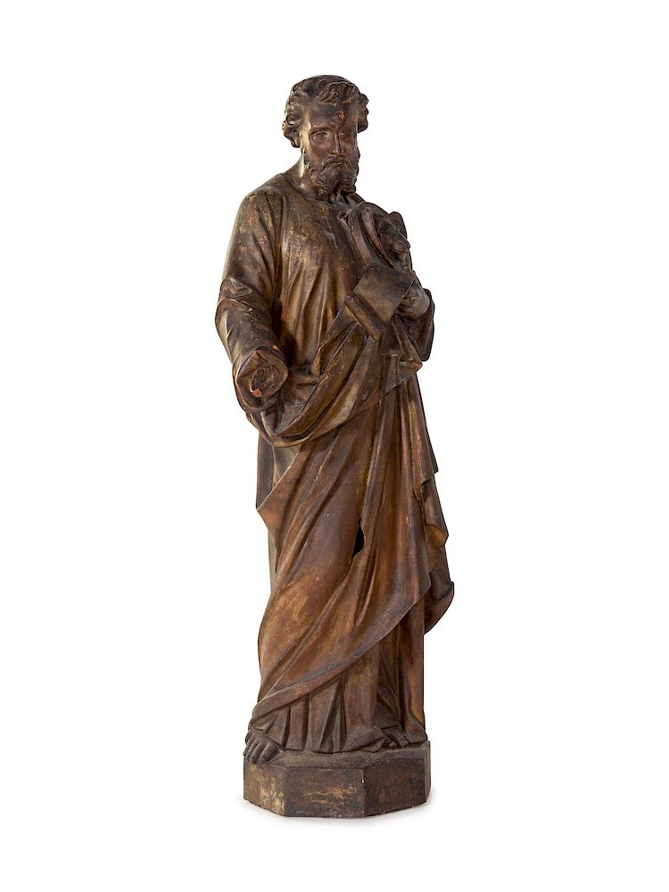 Appraisal: An Italian Terra Cotta Figure of Saint Francis An Italian