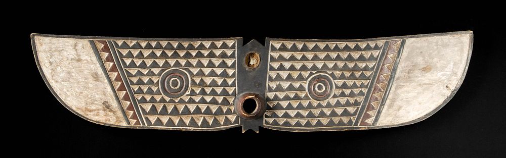 Appraisal: Early th C African Bwa Polychrome Wood Hawk Mask West