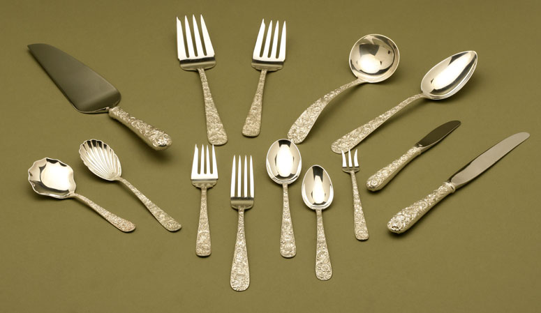 Appraisal: An S Kirk Son 'Repousse' flatware service An S Kirk