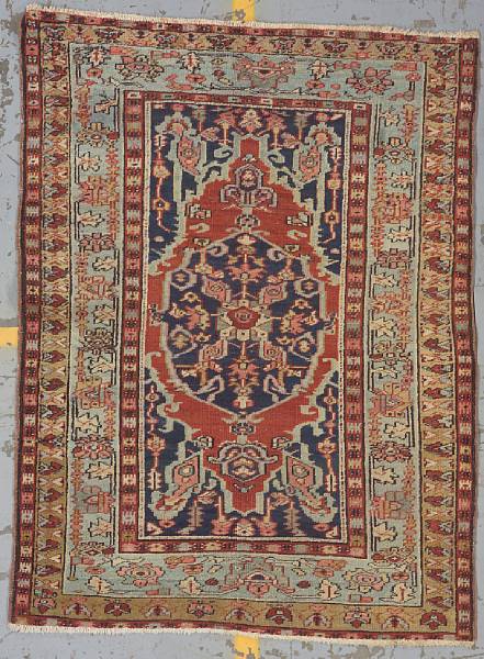 Appraisal: A Heriz rug Northwest Persia late th century size approximately