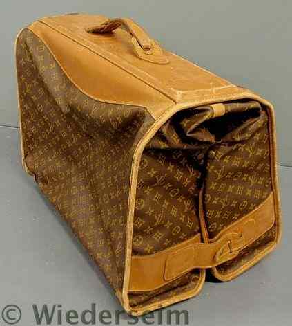 Appraisal: Louis Vuitton hanging garment bag c manufactured by the French