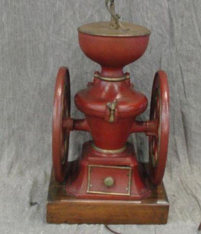 Appraisal: Bell Telephone Coffee Grinder as Lamps From a Queens NY