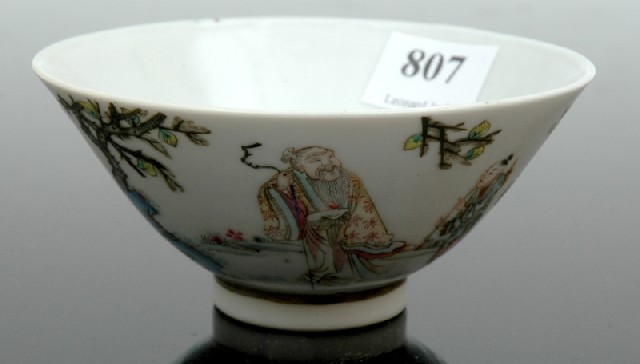 Appraisal: A CHINESE PORCELAIN WINE CUP Bearing a rare Daoguang six