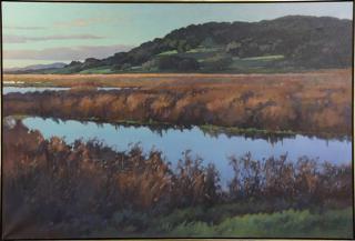 Appraisal: Painting by Duane Wakeham Duane Wakeham American b Evening Marsh