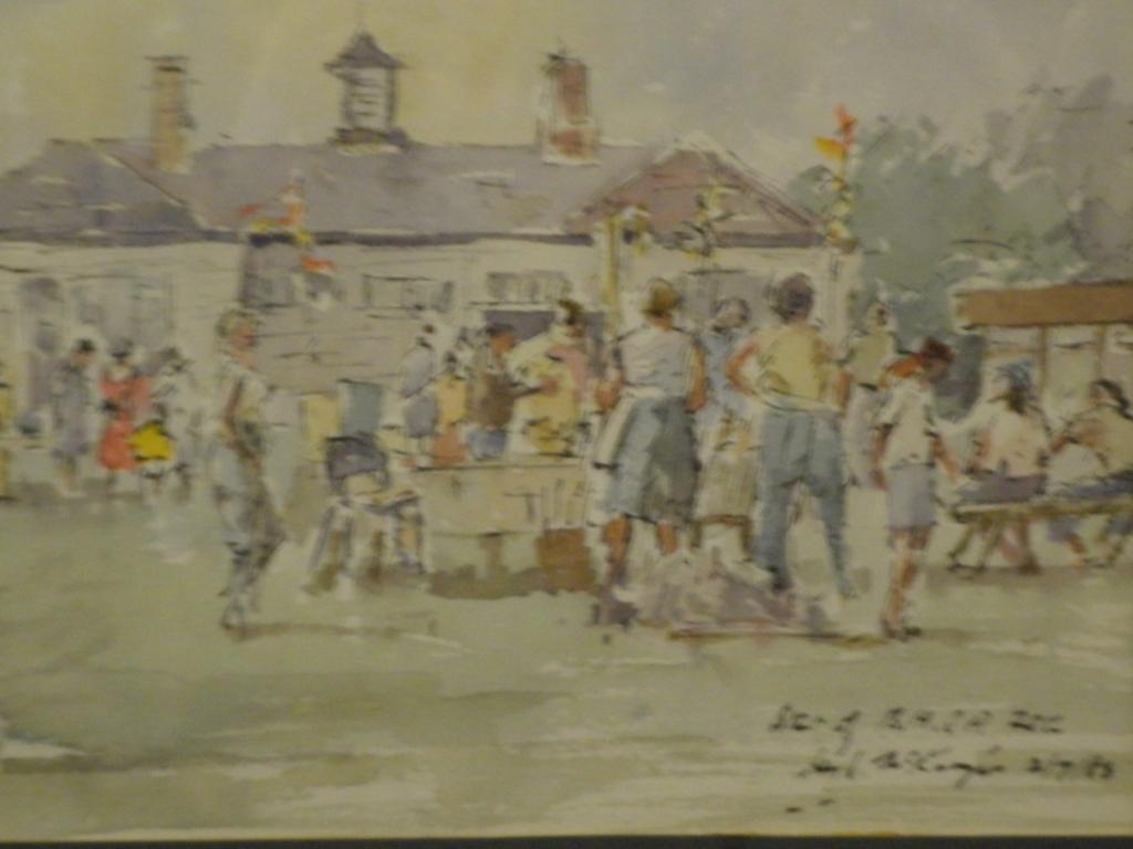 Appraisal: Hugh McKenzie - Start of B H S A Fetewatercoloursigned