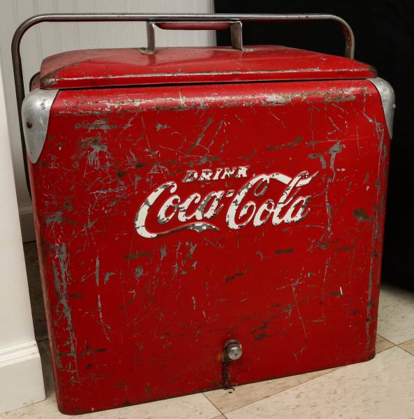 Appraisal: A S COCA-COLA PICNIC COOLERPetretti's number PCP Boo paired with