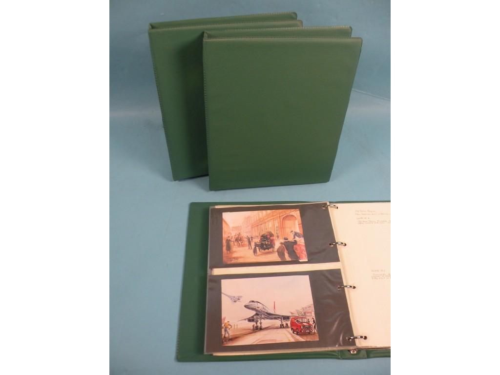 Appraisal: A collection of postcards - contents of three albums -